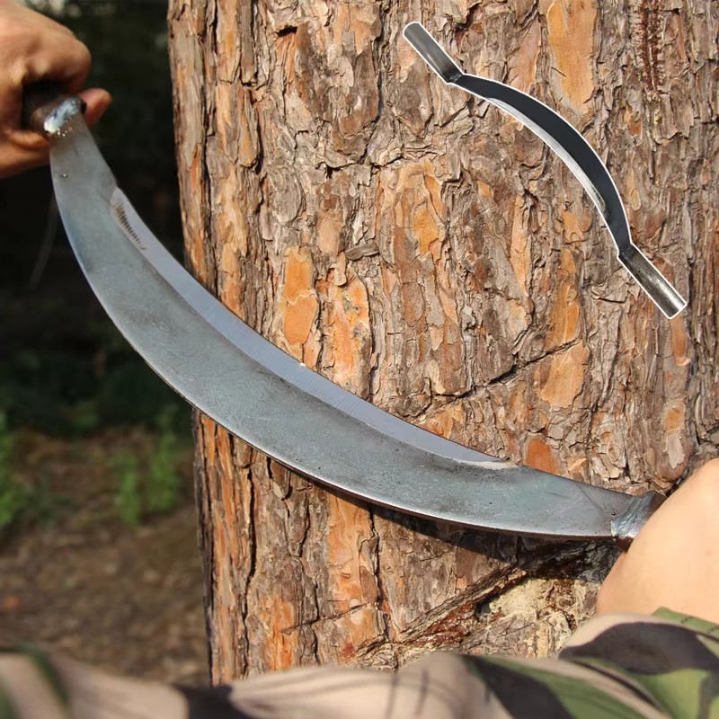 Drawknife Blade - 51cm curvo desenhar barbear ferramenta para