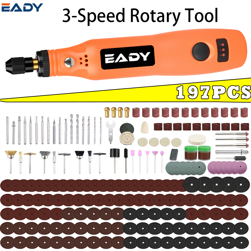 Woodworking Kits - Kit de Ferramentas Rotativas Sem Fio