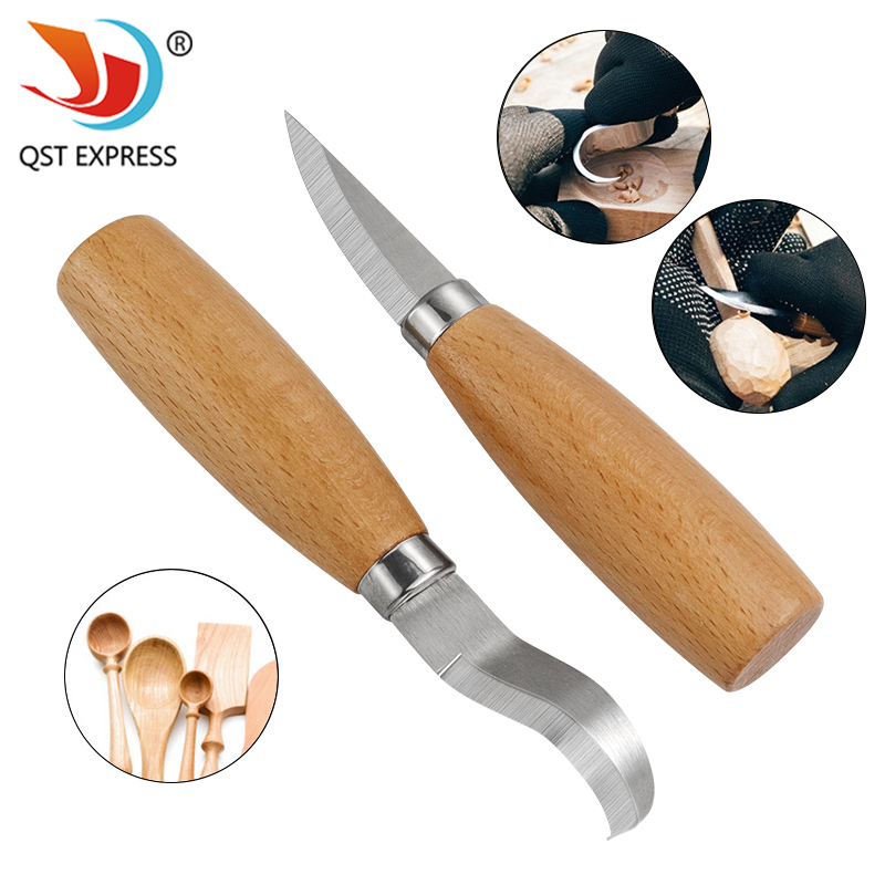 Woodworking Kits - Faca de escultura em ferro inoxidável,