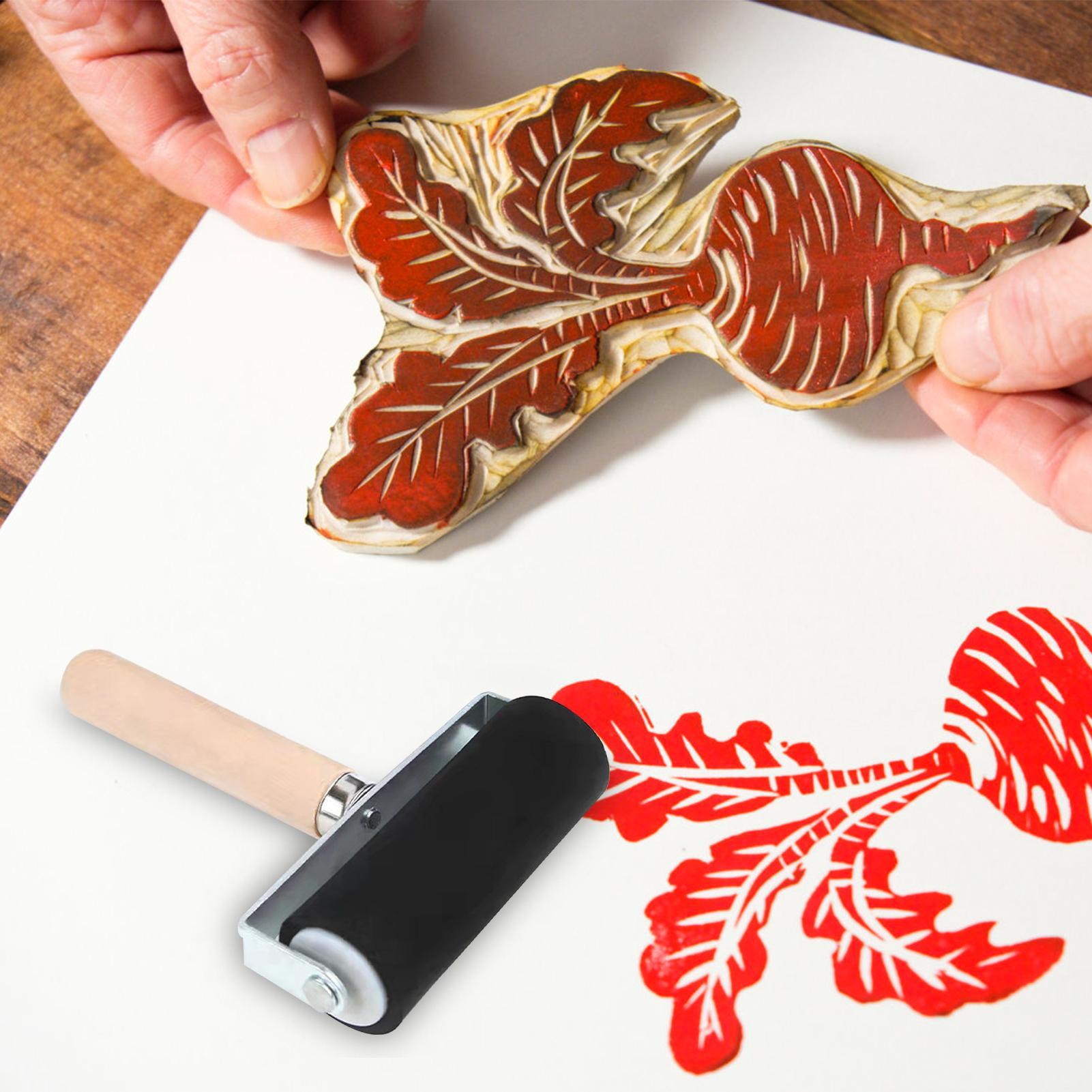 Woodworking Projects Art - Rolo de Borracha Profissional para Pintura,