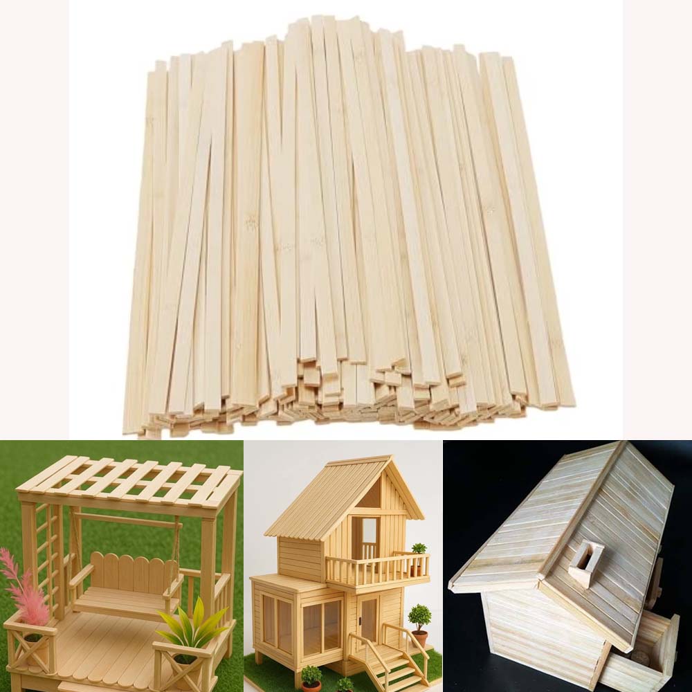 Woodworking Projects Art - 10 peças de palitos de madeira