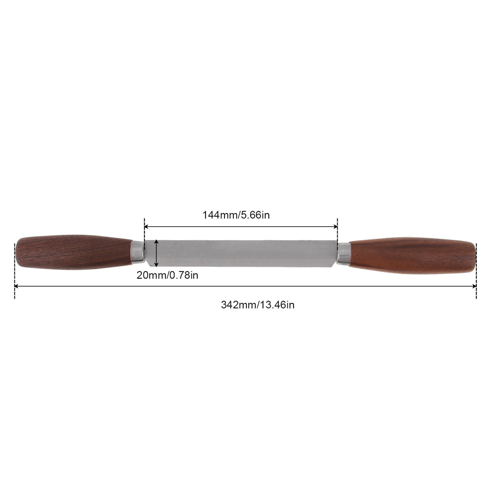 Curved Walnut Wood Hand Plane, - Drawknife Blade avaliação e preço