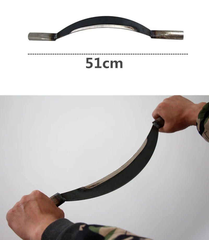 51cm curvo desenhar barbear fe - Drawknife Blade avaliação e preço