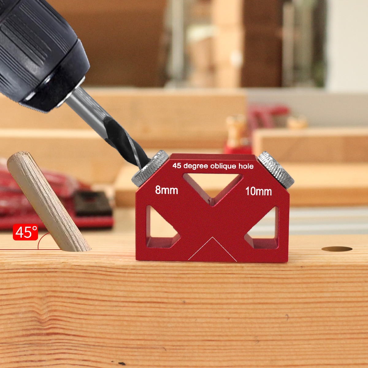 45 °   Localizador oblíquo do  - Woodworking Hacks avaliação e preço