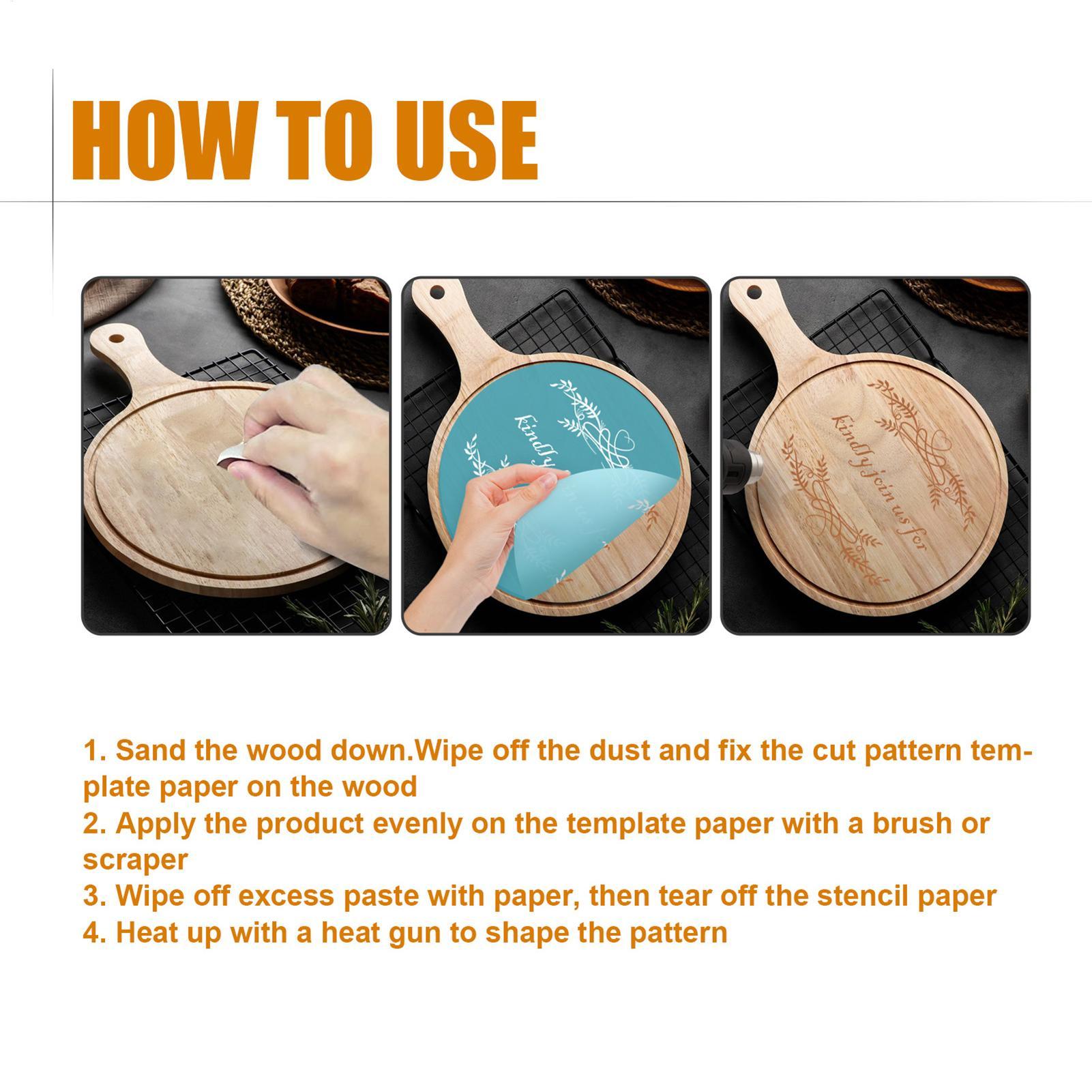 Pasta de queima de madeira, fe - Woodworking Projects Art avaliação e preço